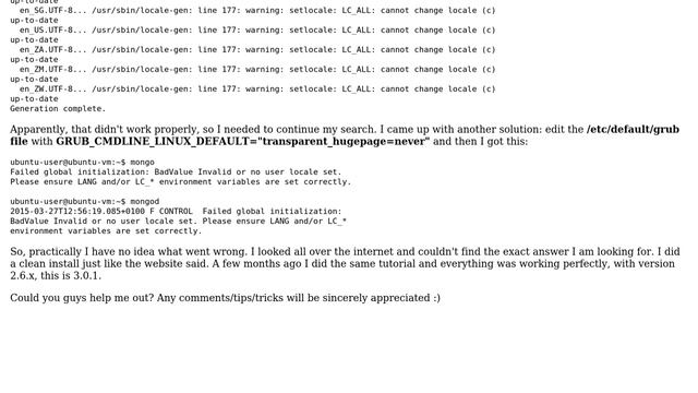 Databases: MongoDB installation Ubuntu 12.04 LTS errors смотреть онлайн
