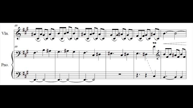 Duet For The Violin And The Piano In F# Minor (December 2019)