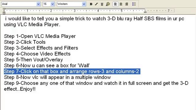 How To Watch 3D Movies On PC by Using VLC Media Player смотреть онлайн