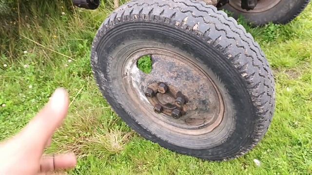 Самое простое решение с передними колёсами Мтз-80/82. смотреть онлайн