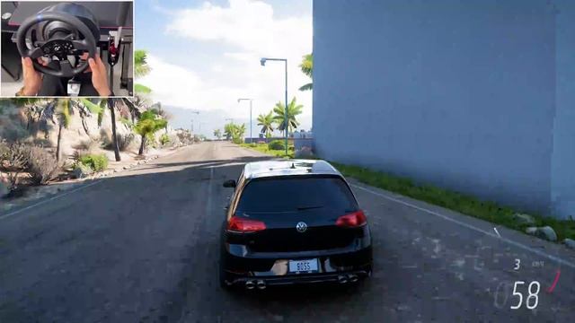 Golf 7 R 2021 | Forza Horizon 5 | Gameplay 4k Steering Wheel смотреть онлайн