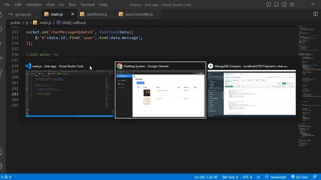 How to Create Multi-Select Member View in Multi Dynamic Chat App in Node JS, MongoDB, Socket.IO #4 смотреть онлайн
