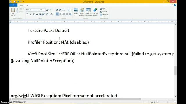 Minecraft OpenGL Fail **HELP** смотреть онлайн