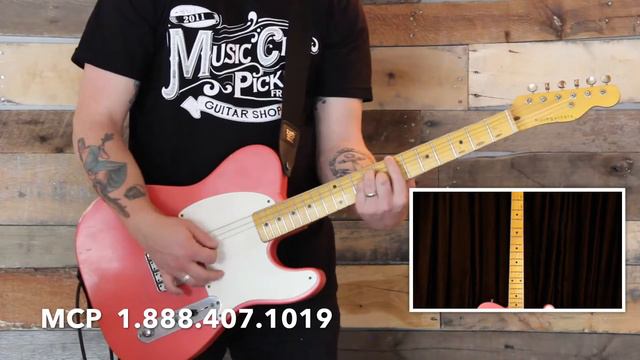 2014 Nash E-57 Telecaster Electric Guitar- Fiesta Red смотреть онлайн