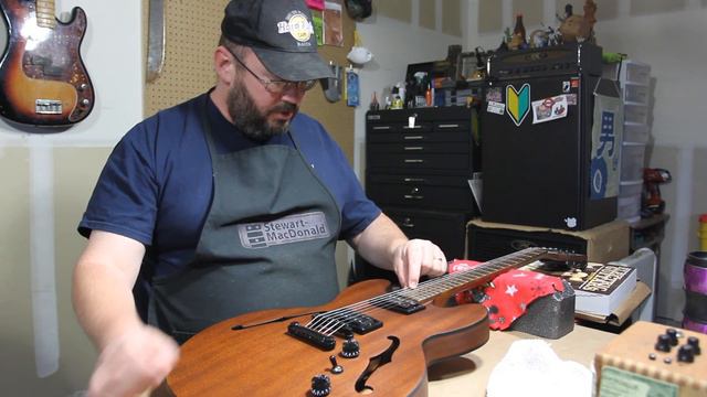 EPIPHONE DOT STUDIO pot problem | RATTLECAN GUITAR RESTORATIONS by James O'Rear смотреть онлайн