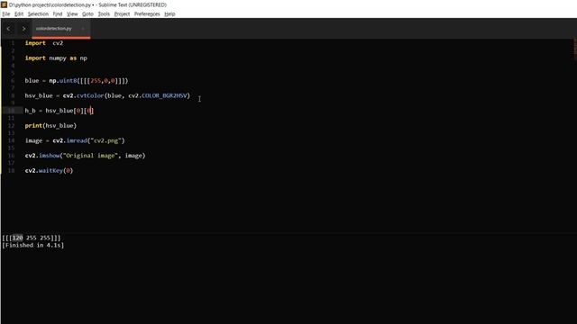 OpenCV Colour Detection End to End project For Beginners 2021 - #Part1 смотреть онлайн