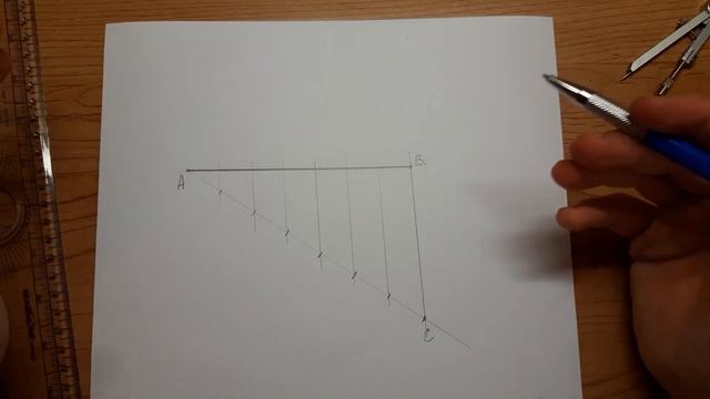 ДЕЛЕНИЕ ОТРЕЗКА НА РАВНЫЕ ЧАСТИ смотреть онлайн