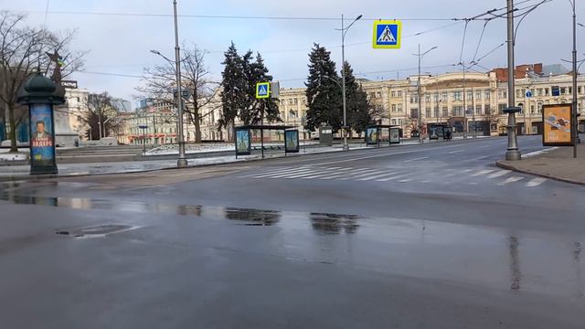 Харьков,26 февраля 2022 г., Звуки сирены и разрывов смотреть онлайн