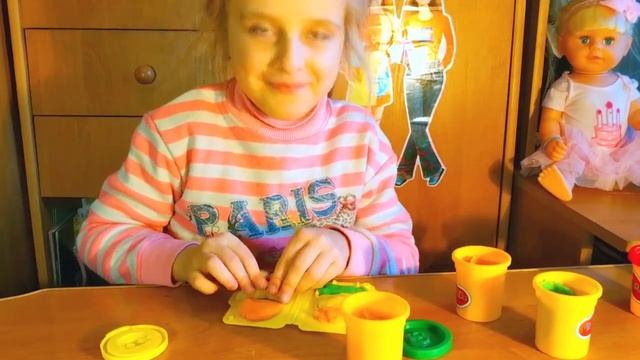 Эвочка Лепит Мороженое - Поделки из пластилина Плей До для детей своими руками/развивающее занятие смотреть онлайн