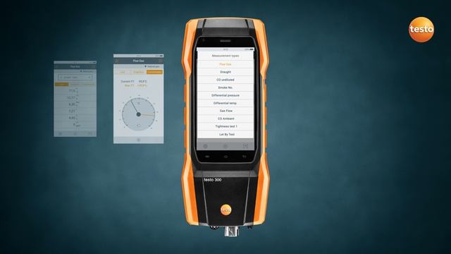 Газоанализатор testo 300 с функцией Smart Touch смотреть онлайн