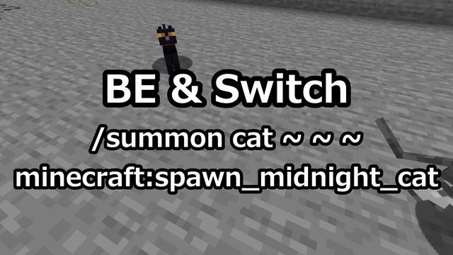 Easy 1 Line Command - How to Summon a Black Cat for Beginners [Java Bedrock Switch] Minecraft смотреть онлайн