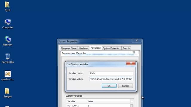 Setting Path and Classpath for Java in Windows 7 смотреть онлайн