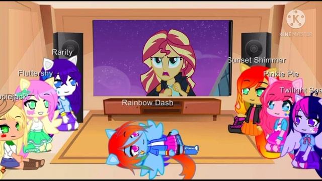 MLP Past Mane 7 Reacts To Future|| Equestria Girls || My Past Is Not Today|| Part - 6 смотреть онлайн