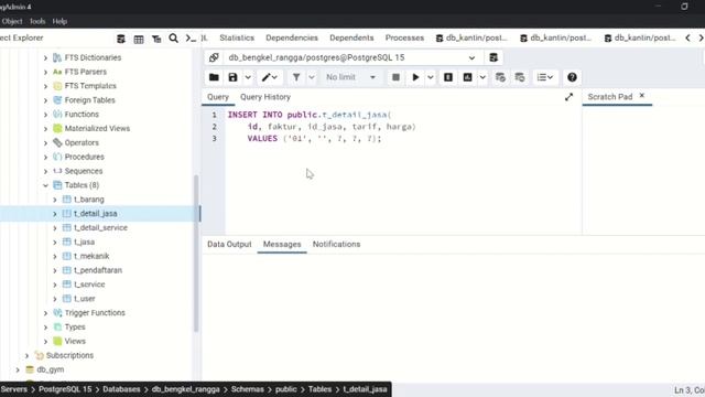 Rancangan pembuatan database menggunakan DBMS postgresql смотреть онлайн