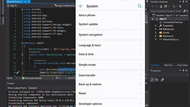 Android Device Set Up for (Visual Studio 2019) Development смотреть онлайн