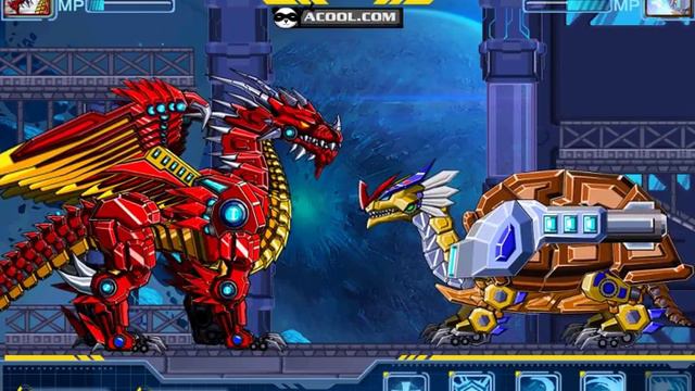 Robot Turtle Game Play -FIGHT DRAGON- смотреть онлайн