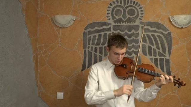 Apollo Playing Violin: Egzamin, Georg Philip Telemann, Fantazia Nr. 12, Moderato & Vivace.