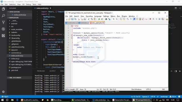 React Native - CRUD with PHP as Server (Part 4 ) смотреть онлайн