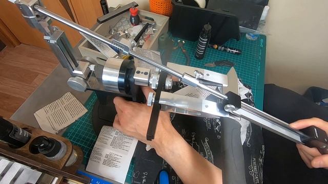 Заточка ножа - СТЕРХ-2 ООПП"Кизляр" MS-1 веневские бруски. Станок TSPROF смотреть онлайн