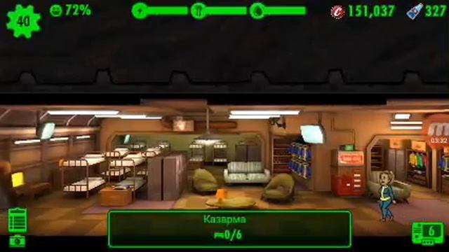 Что делать если здоровие жителей убежища в FALLOUT SHELTER 10% смотреть онлайн