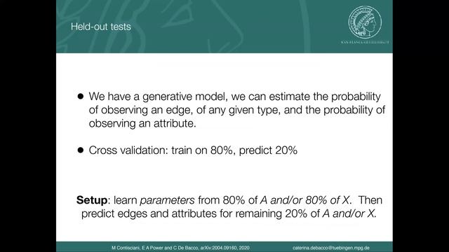 Incorporating node attributes in community detection for multilayer networks -- Caterina de Bacco смотреть онлайн