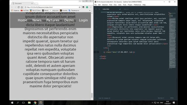 Фиксированная шапка/навигация для сайта на чистом CSS3!