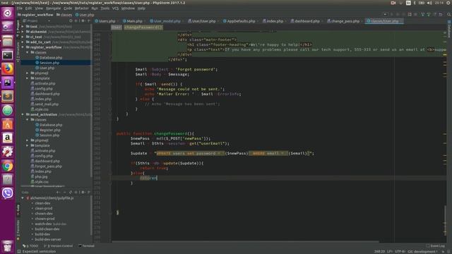PHP Complete register workflow Change password and logout [7] смотреть онлайн
