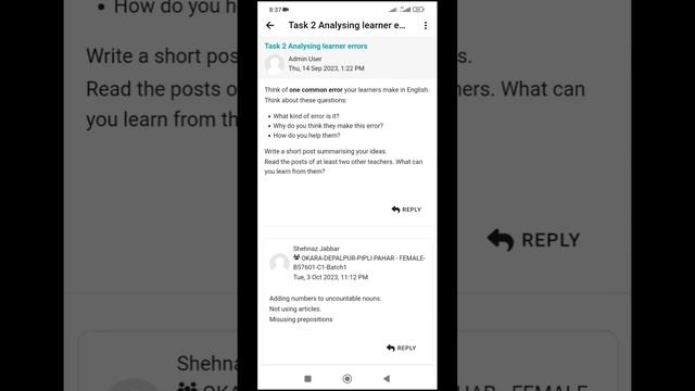 How to give answer in Discussion forum? Module 3 || EaSTE Module 3 смотреть онлайн