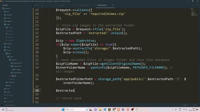 How to Import and Save Multiple Images from a Zip File in Laravel | HINDI смотреть онлайн
