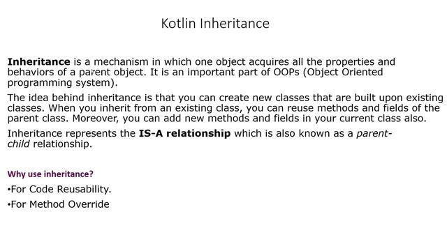 Kotlin Beginner | Kotlin | Training | Learn Kotlin By Making App | Kotlin Inheritance Theory смотреть онлайн