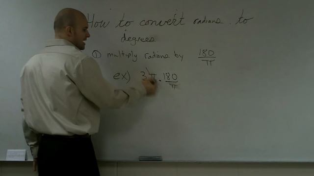 How to Math - Converting angle measures from degrees to radians смотреть онлайн