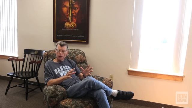 Stephen King talks about his writing process during an interview with the Bangor Daily News. смотреть онлайн
