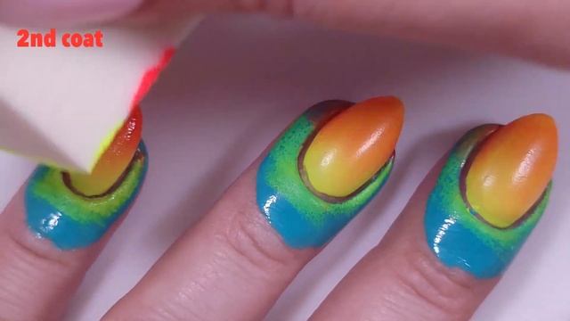 Cirque Colors Vice | Tropical summer stamping nail art + UV light glow! смотреть онлайн