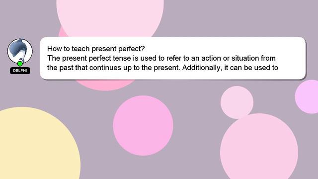 How to teach present perfect? смотреть онлайн