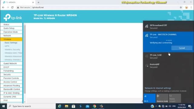 HOW TO CHANGE WIFI NAME AND PASSWORD IN TP-LINK WIFI ROUTER смотреть онлайн