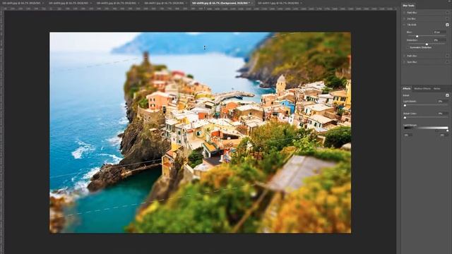 Tilt-Shift Photos in Adobe Photoshop смотреть онлайн