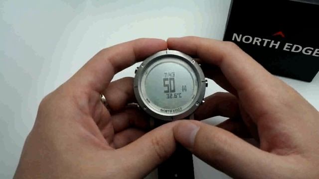 NORTH EDGE range watch with altimeter barometer compass timer for Mountaineering Jogging hiking смотреть онлайн