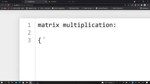 Numpy Operations || matrix multiplication using numpy смотреть онлайн