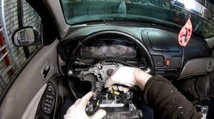 Как снять руль NISSAN