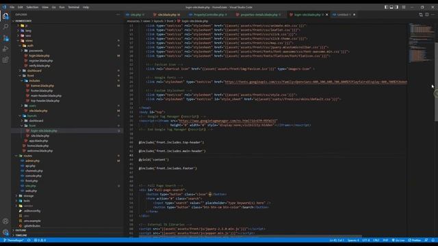 22 - Complete Real Estate Web Application using PHP with Laravel : Site Properties part 5 . смотреть онлайн