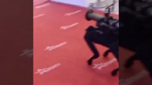 Робопёс с гранатометом на спине на форуме «Армия-2022»