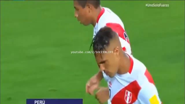 PAOLO GUERRERO | Goles Selección Peruana | Eliminatorias Rusia 2018 #FuerzaPaolo смотреть онлайн