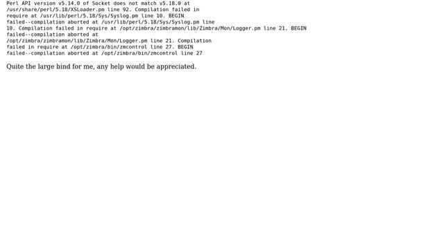 Ubuntu: Ubuntu Upgrade, Perl Version Broke ZImbra (2 Solutions!!) смотреть онлайн