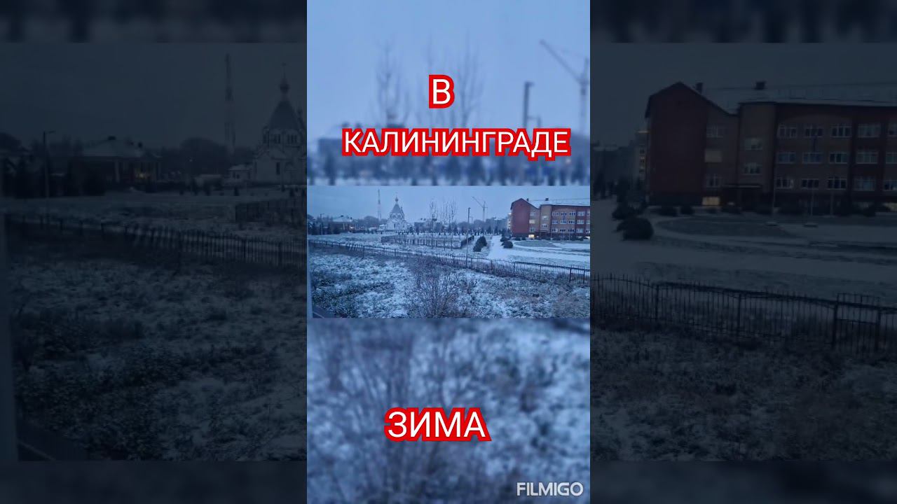 Из Германии в Россию.  В КАЛИНИНГРАДЕ  Зима. Наша жизнь в России. Зимний Калининград. Переселенцы