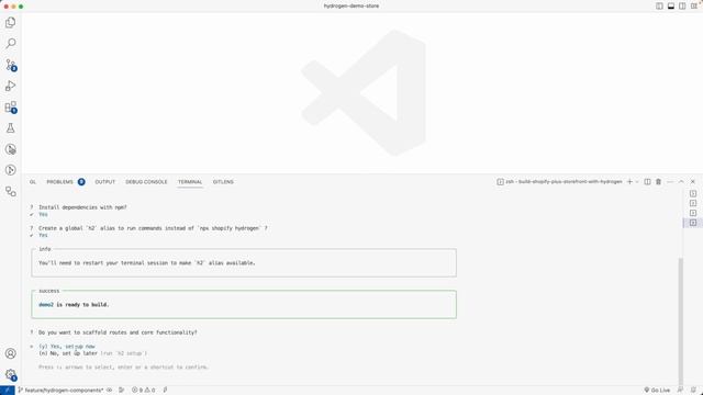 how to setup shopify hydrogen with typescript смотреть онлайн
