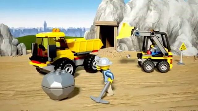 4201 Лего Город Погрузчик и самосвал смотреть онлайн