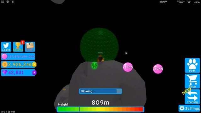 СИМУЛЯТОР ЖВАЧКИ НУБ ЧИТЕР КИНУЛ ИГРОКА! ПРОШЕЛ ИГРУ ЗА 5 МИНУТ ROBLOX BUBBLE GUM SIMULATOR смотреть онлайн