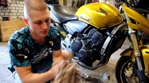 Как поменять масло на мотоцикле ЗАМЕНА МАСЛА Honda Hornet 600