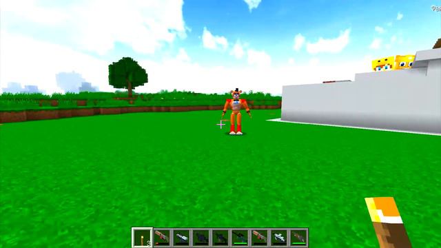 ПРЯЧУСЬ ПОД КРОВАТЬЮ ОТ СОЛНЦЕ И ЛУНА FNAF 9 АНИМАТРОНИК В МАЙНКРАФТ MINECRAFT SUN AND MOON смотреть онлайн