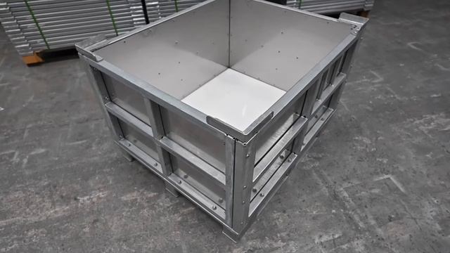 IBC Containers - How to fold and erect the HD Pallet Box Container смотреть онлайн